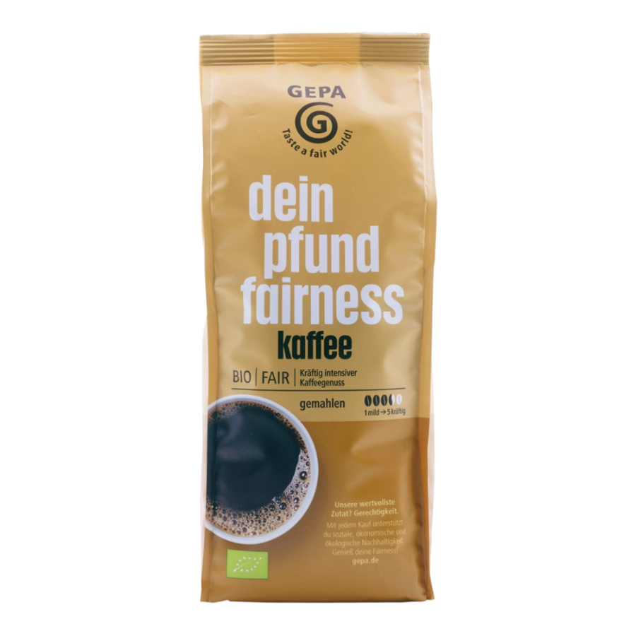 Bio Kaffee "dein pfund fairness", gemahlen