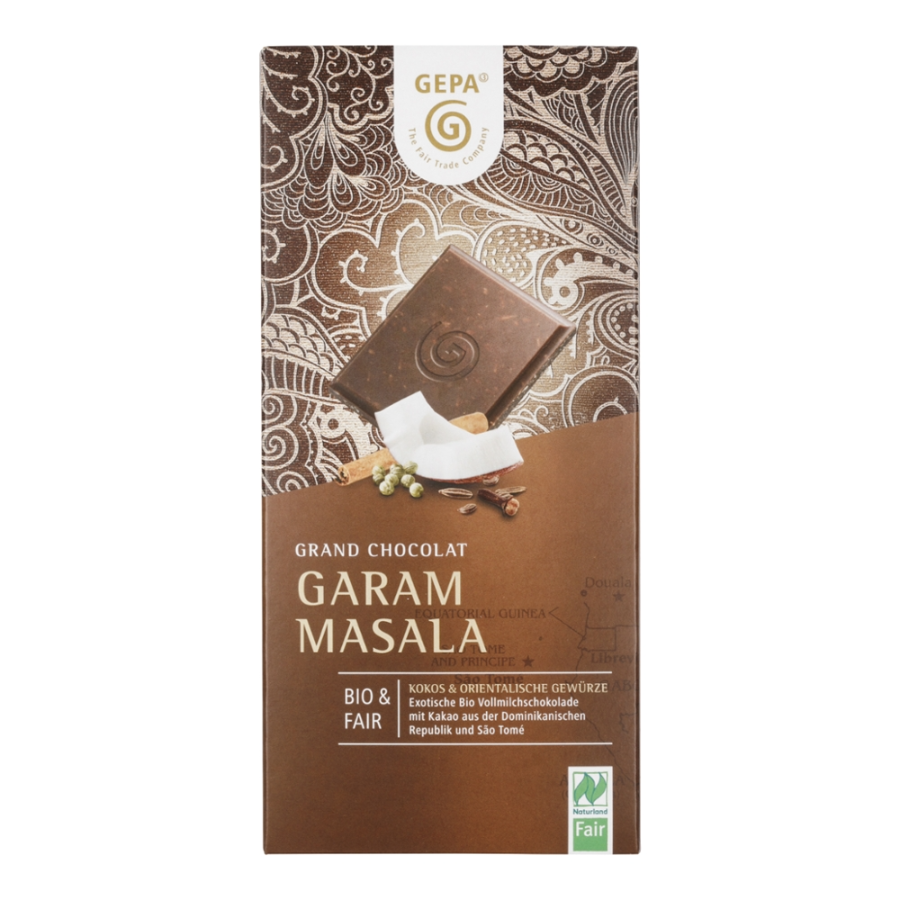 Bio Vollmilchschokolade Garam Masala