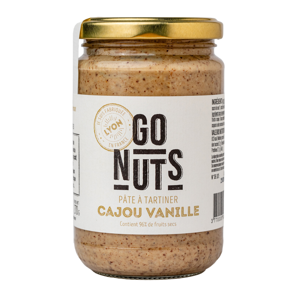 Pâte à tartiner cajou vanille bio