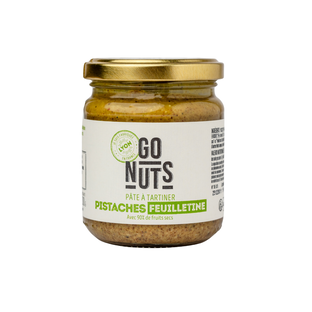 Pâte à tartiner pistaches feuilletine bio