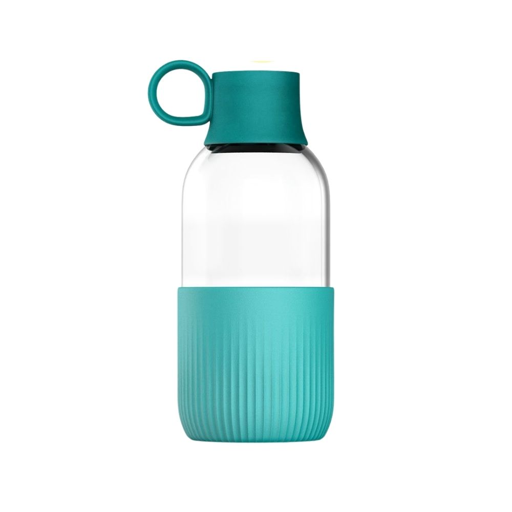Gourde en Verre Turquoise Minéral - 50cl