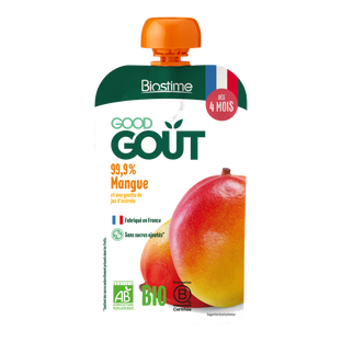 Gourde mangue (dès 4 mois) bio