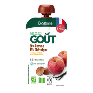 Gourde pomme châtaigne bio (dès 4 mois)