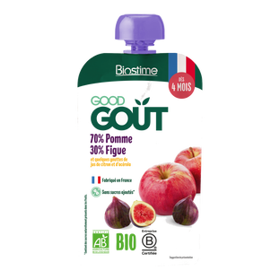 Gourde pomme figue bio (dès 4 mois) - 120g