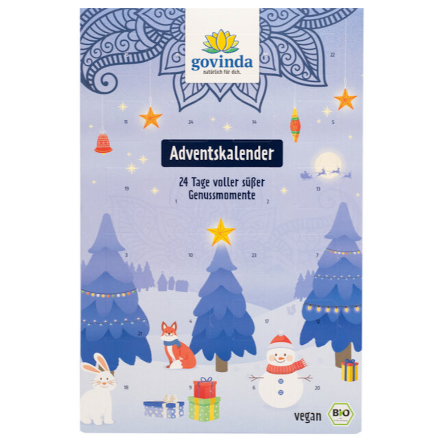 Bio Adventskalender, vegan