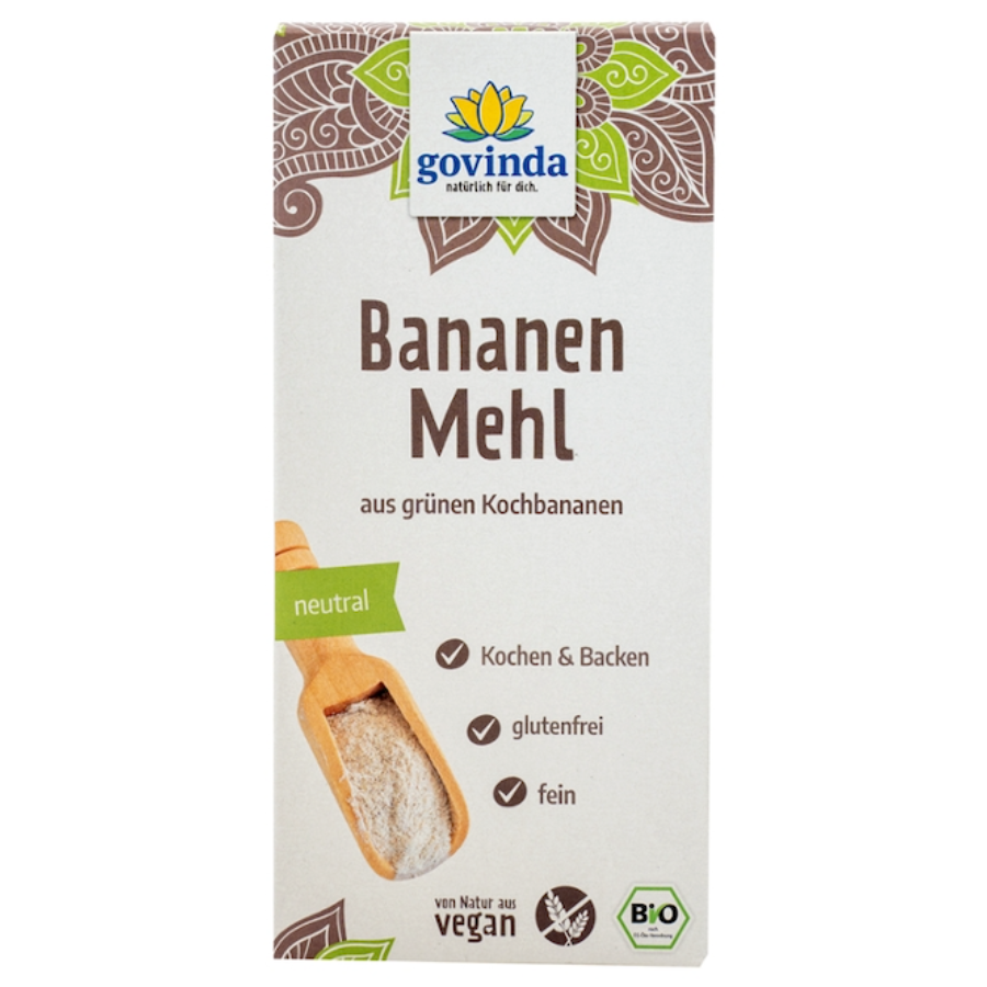 Bio Bananenmehl, glutenfrei