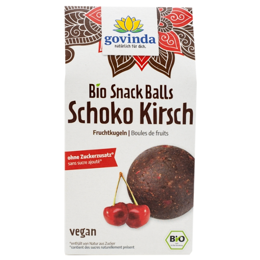 Bio Snack Balls Schoko Kirsch, vegan