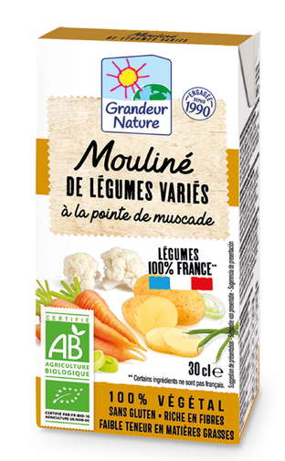 Mouliné légumes variés bio
