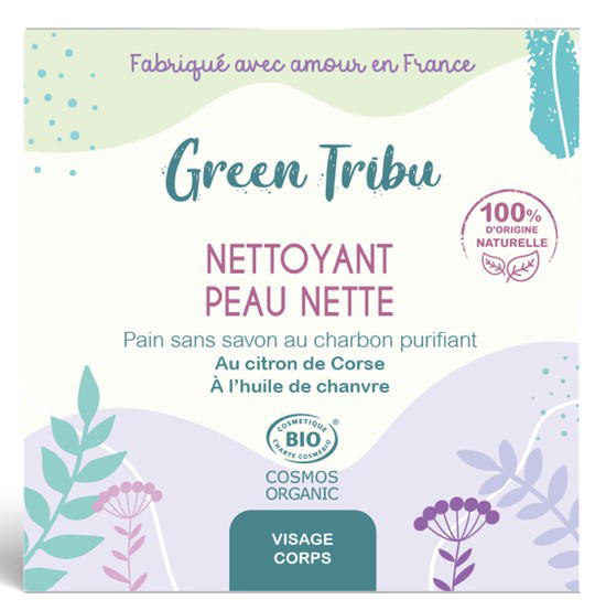 Pain au charbon nettoyant peau nette bio