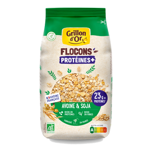 Flocons protéinés avoine et soja bio