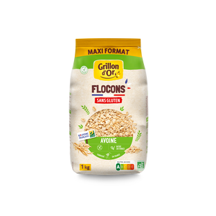 Flocons d'avoine sans gluten bio