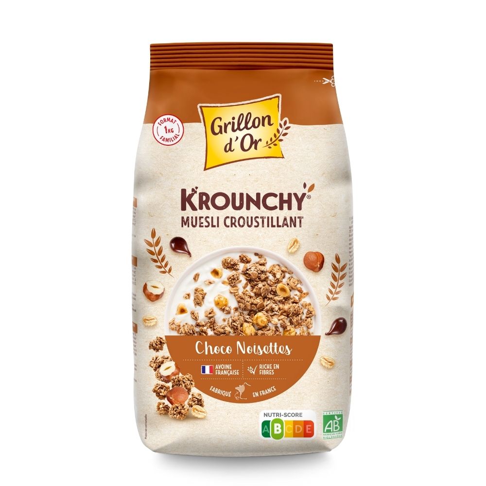Krounchy chocolat noisette bio