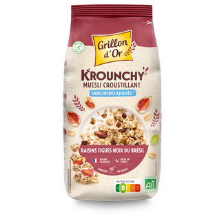 Krounchy raisins figues noix du Brésil bio