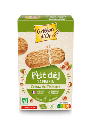 P'tit Dej Sarrasin et Noisettes Sans Gluten Bio