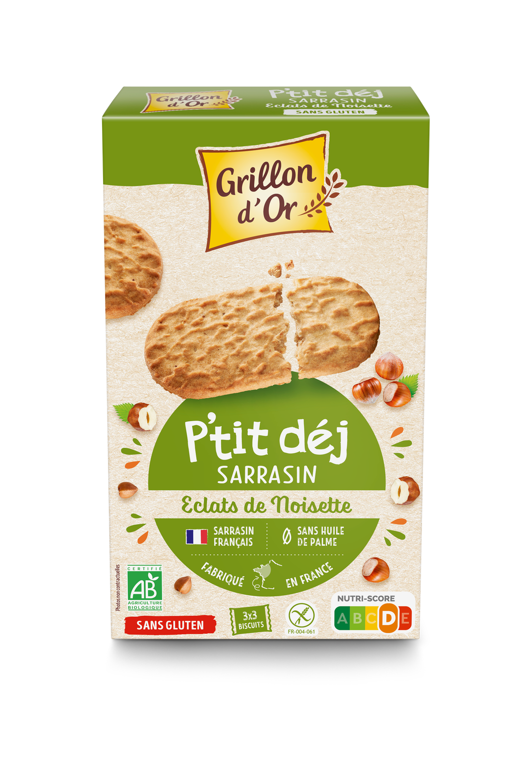 P'tit Dej Sarrasin et Noisettes Sans Gluten Bio