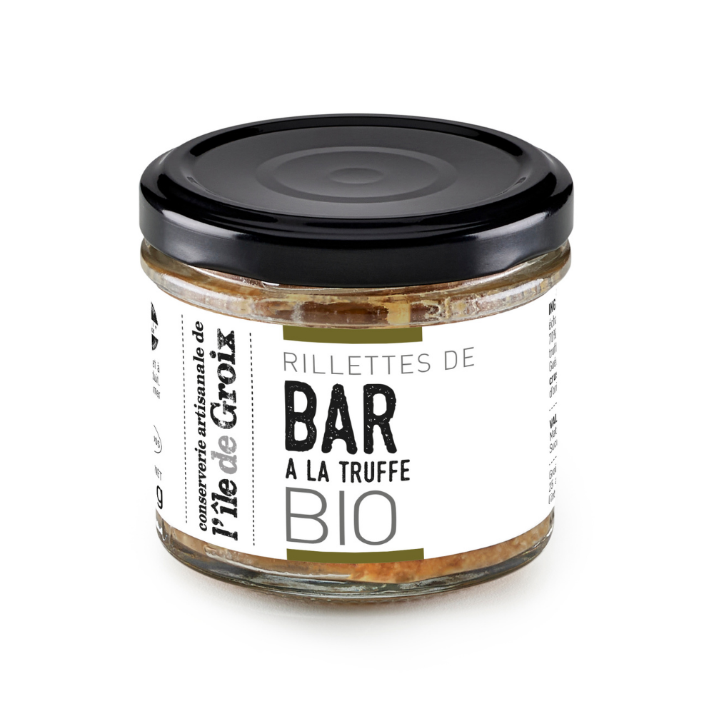 Rillettes de bar à la truffe bio