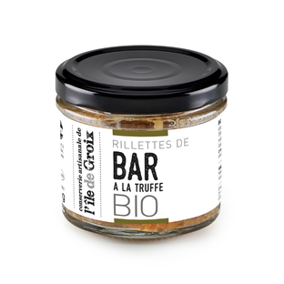 Rillettes de bar à la truffe bio