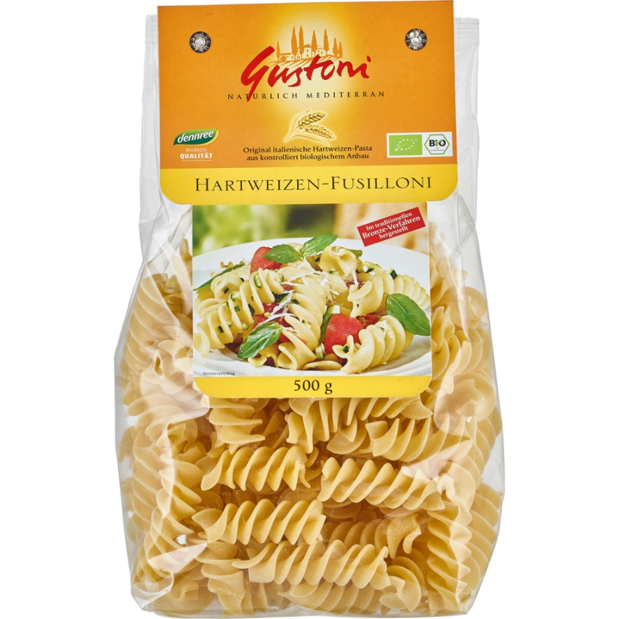 Bio Hartweizen Maxi-Fusilloni, bronze