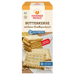Bio Butterkekse Vanillegeschmack, glutenfrei
