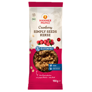 Bio Kekse Cranberry, glutenfrei