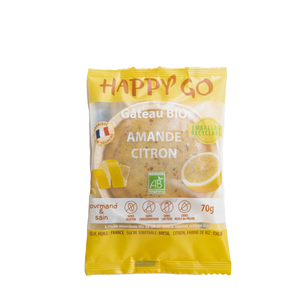 Gâteau amande citron bio