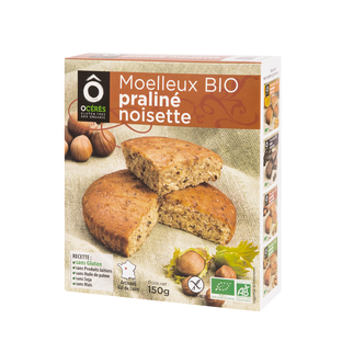 Gâteau noisette praliné bio