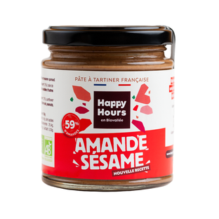 Pâte à tartiner amande sésame bio