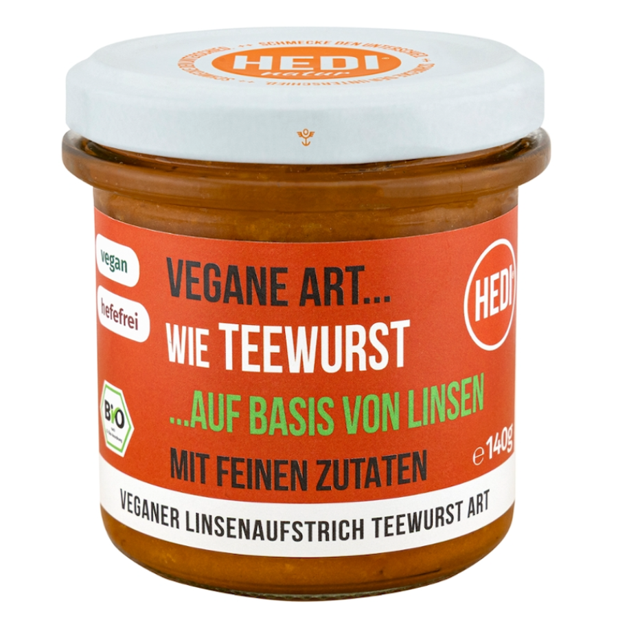 Bio Vegane Art Teewurst aus Linsen