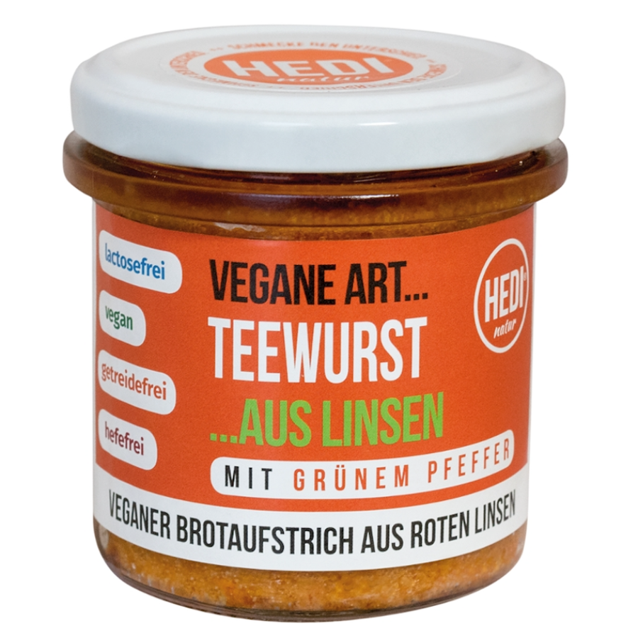 Bio Vegane Art Teewurst mit grünem Pfeffer