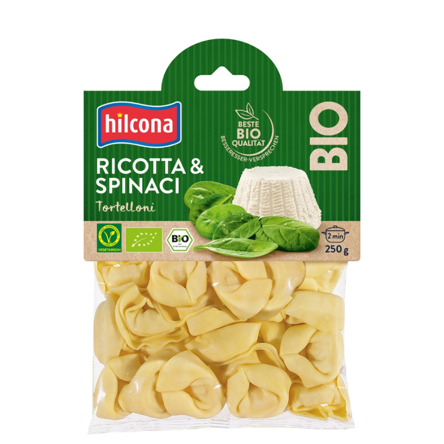 Bio Tortelloni Ricotta & Spinat