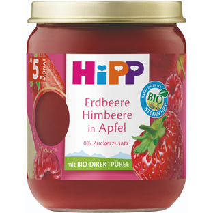 Bio Früchte Erdbeere-Himbeere In Apfel