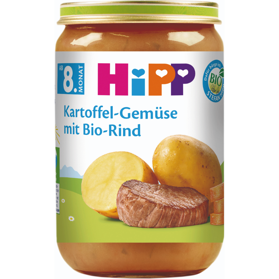 Bio Juniormenü Kartoffel-Gemüse mit Rind