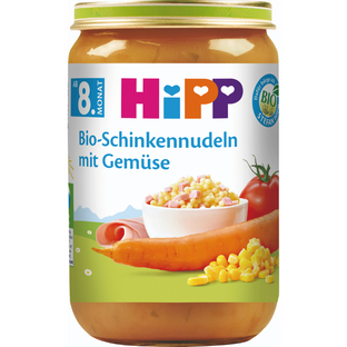 Bio Juniormenü Schinkennudeln mit Gemüse