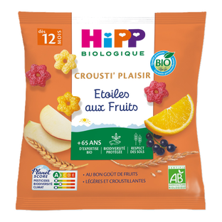 Etoiles aux fruits bio (dès 12 mois)
