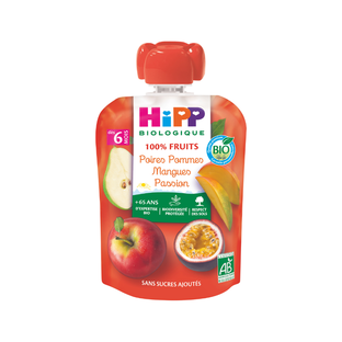 Gourde Poire Pomme Mangue Passion Bio (dès 6 mois)