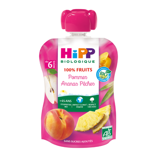 Gourde Pommes Ananas Pêches Bio (dès 6 mois)