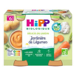 Petits pots jardinière de légumes bio 2x190g (dès 6 mois)