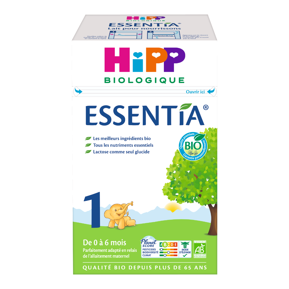 Lait 1 pour nourrissons essentia bio