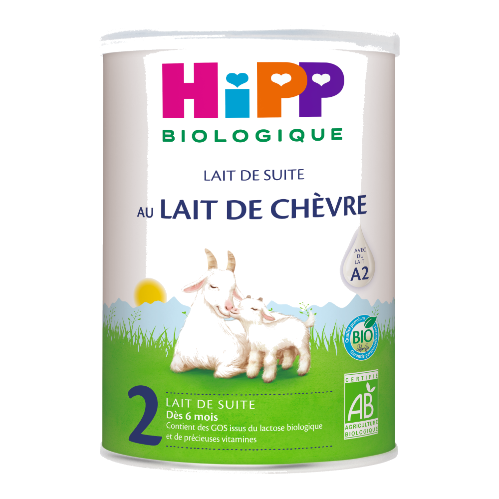 Lait infantile de chèvre - 2ème âge (6 à 10 mois) bio