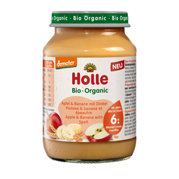 Bio Apfel & Banane mit Dinkel, ab 6. Monat, demeter
