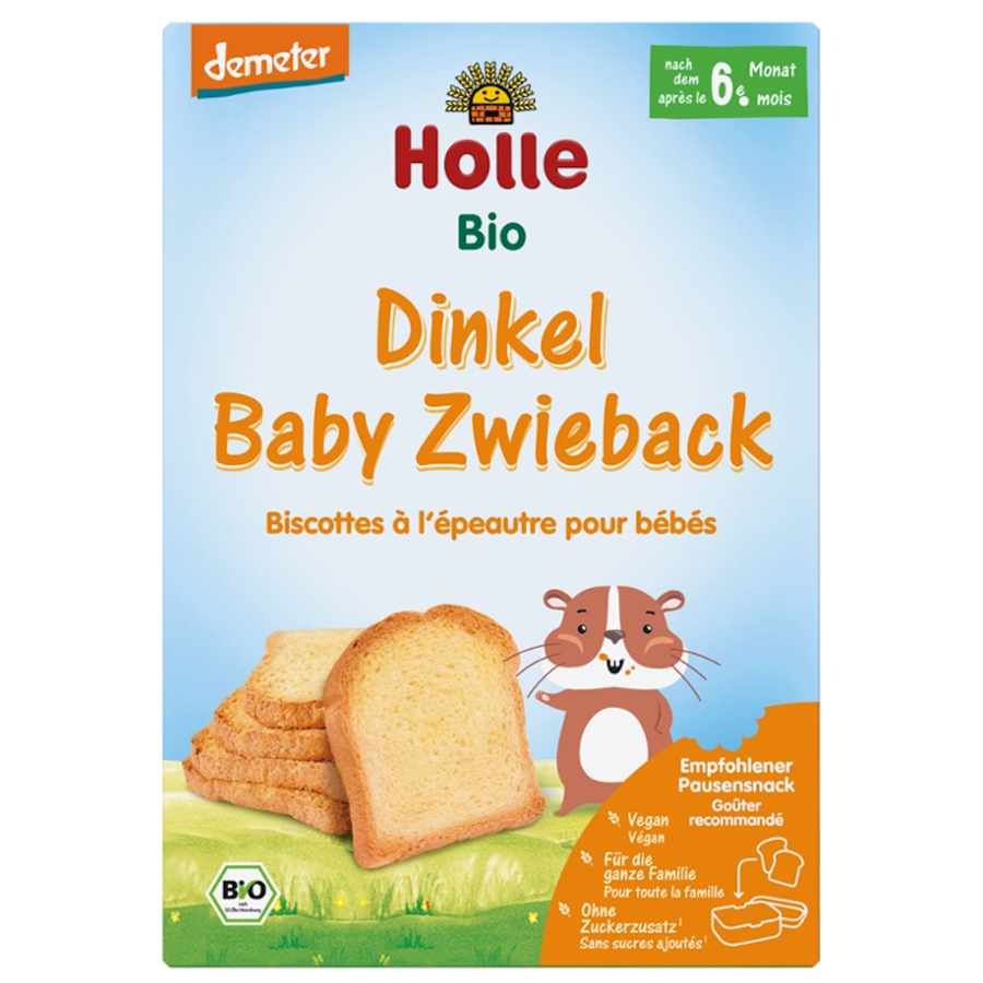 Bio Babyzwieback Dinkel, demeter, ab dem 6. Monat