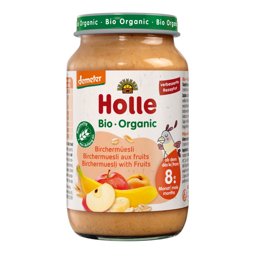 Bio Babybrei Birchermüsli, demeter, ab 8. Monat