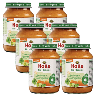 Bio Babybrei Gemüseallerlei, demeter, Karton 6 Stk.