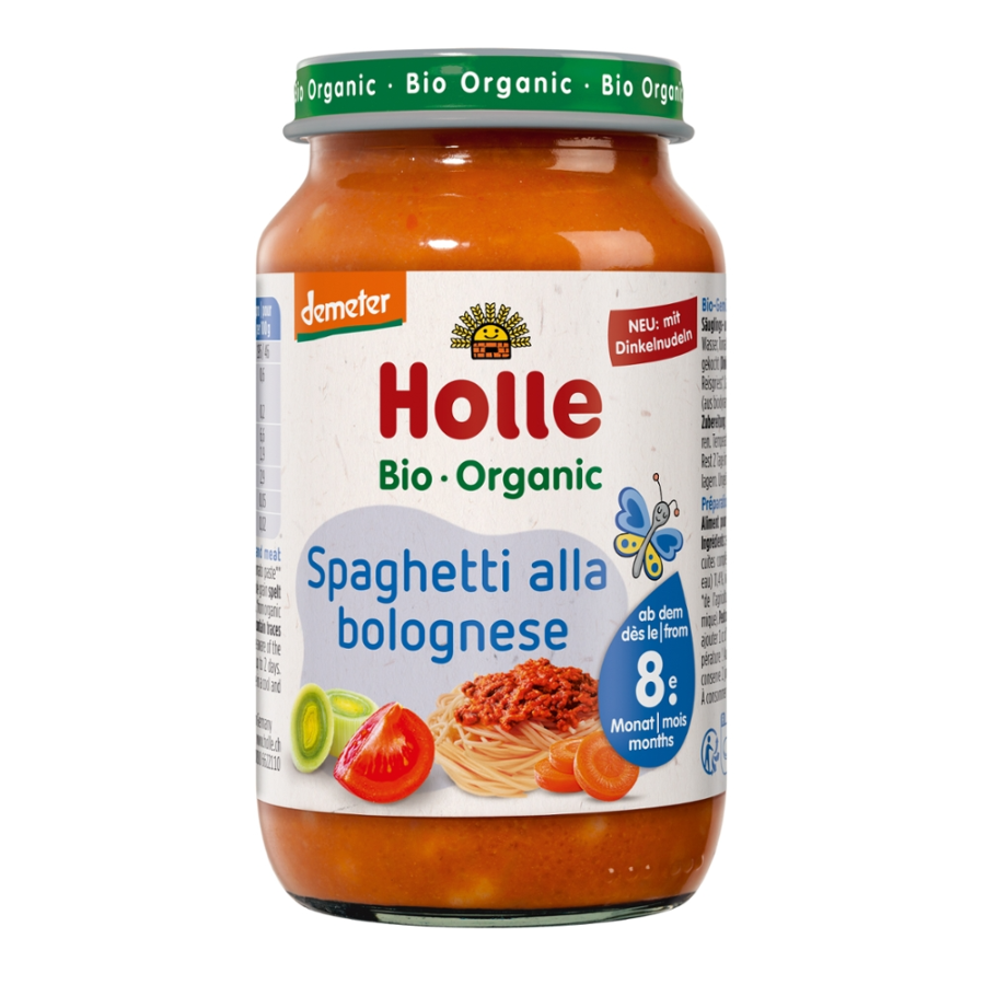 Bio Babybrei Spaghetti alla Bolognese, demeter, ab 8. Monat