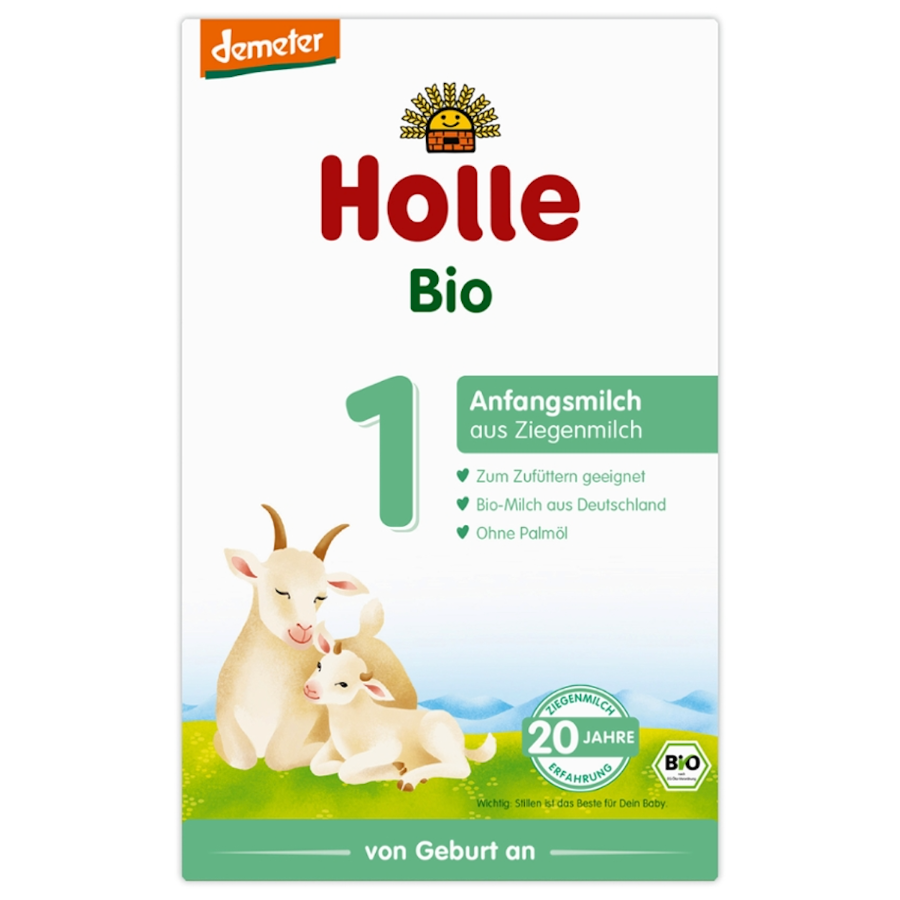 Bio Anfangsmilch 1 aus Ziegenmilch, von Geburt an, demeter