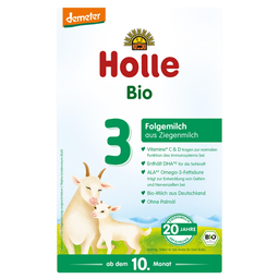 Bio Folgemilch 3 aus Ziegenmilch, ab dem 10. Monat, demeter