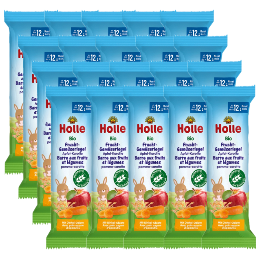 Bio Frucht-Gemüseriegel, Karton 20 Stk.