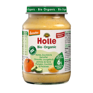 Bio Kürbis, Zucchini & Kartoffel, ab 6. Monat, demeter