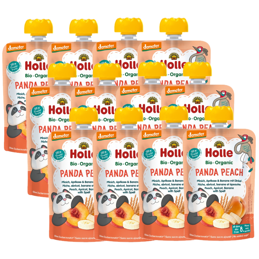 Bio Panda Peach, demeter, Karton 12 Stk.