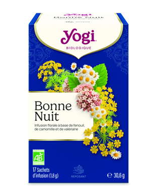 Infusion Bonne Nuit - rooibos, camomille, vanille bio x 17